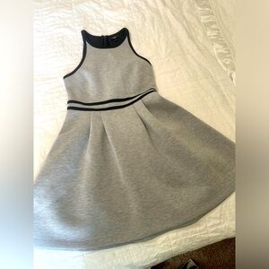 Missimo gray jersey fit and flare dress